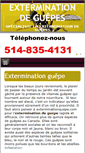 Mobile Screenshot of exterminationguepe.com